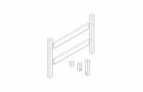 Пакет № 9 Опоры для угловой кровати