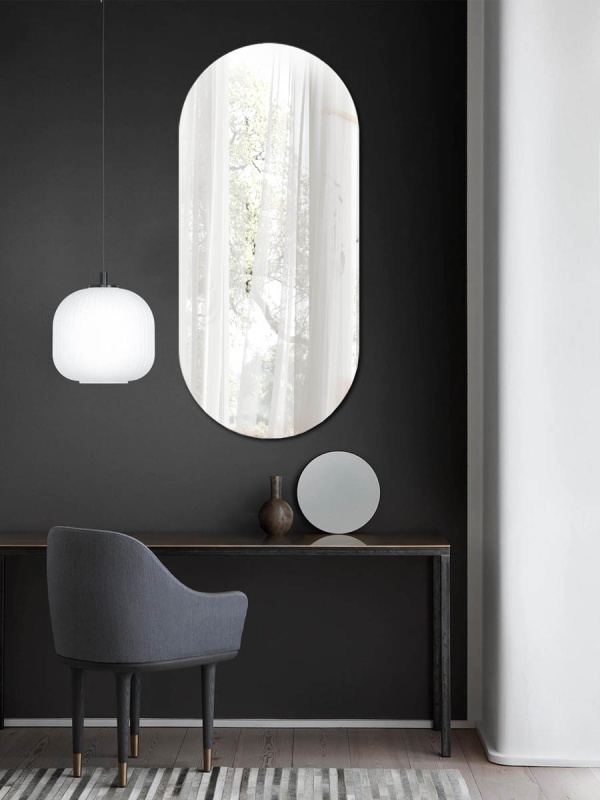 Зеркало навесное Z-16 110х50 см без рамки